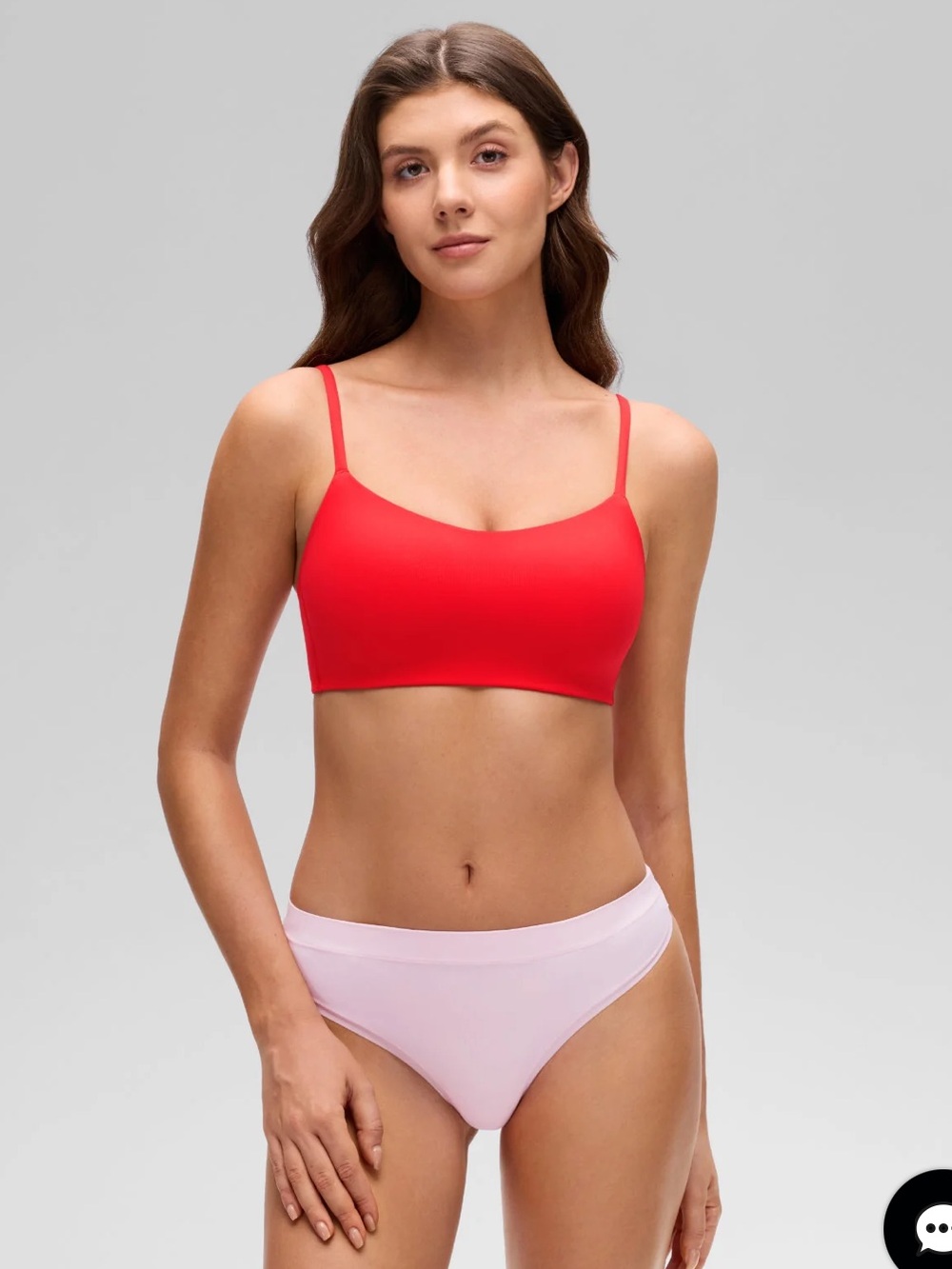 CRZ YOGA Softhold Mold Spaghetti Strap Bralette